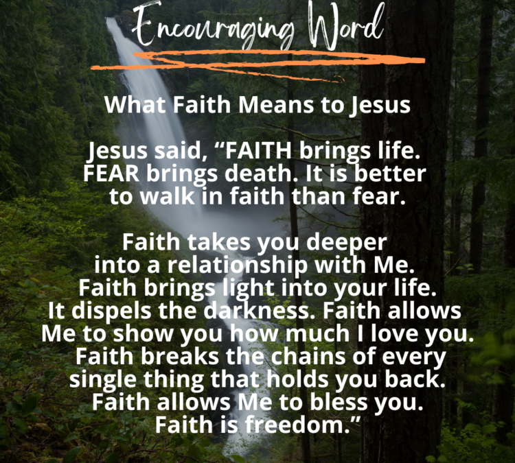 What Faith Means to Jesus