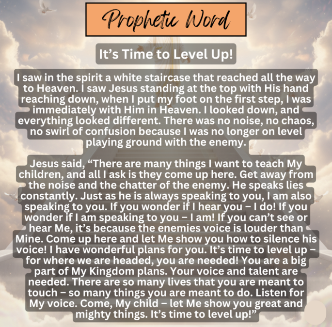 It’s Time to Level Up!