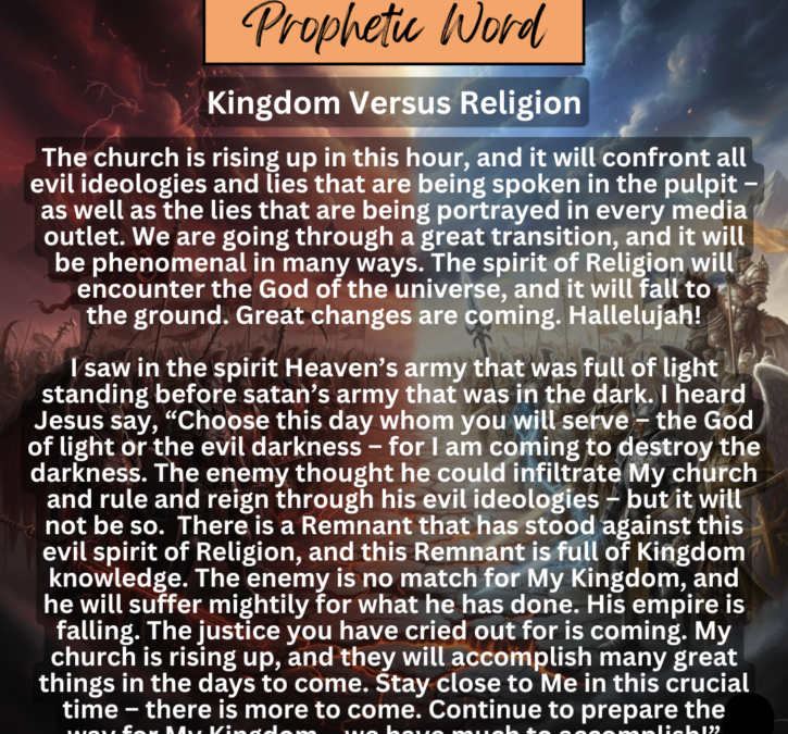 Kingdom Versus Religion